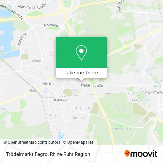Trödelmarkt Fegro map