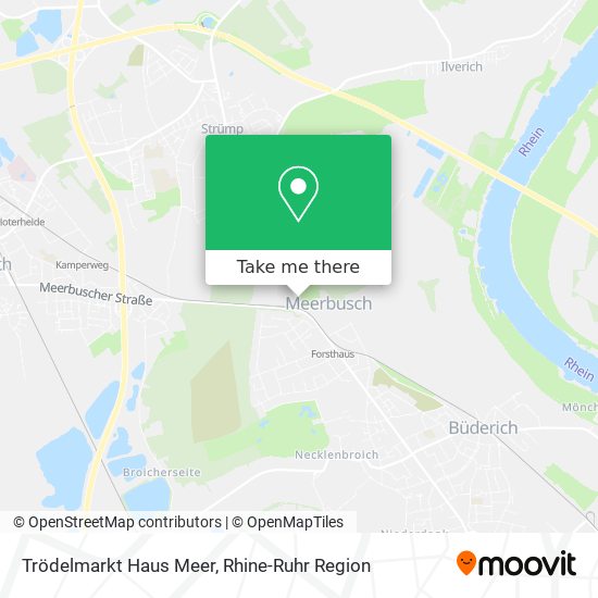 Trödelmarkt Haus Meer map