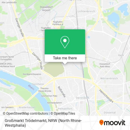 Карта Großmarkt Trödelmarkt