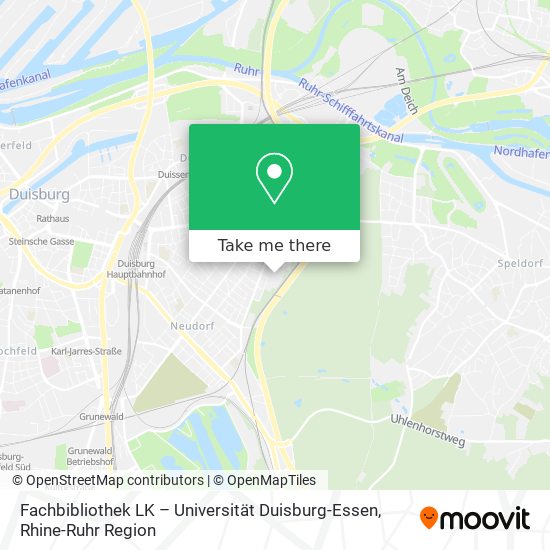 Карта Fachbibliothek LK – Universität Duisburg-Essen