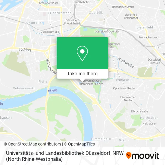 Карта Universitäts- und Landesbibliothek Düsseldorf