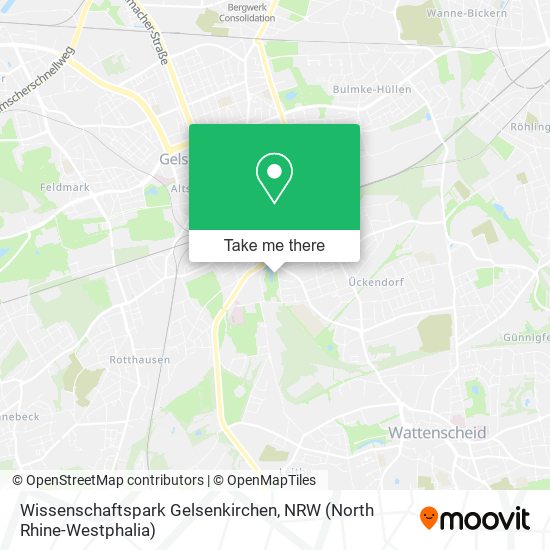 Wissenschaftspark Gelsenkirchen map