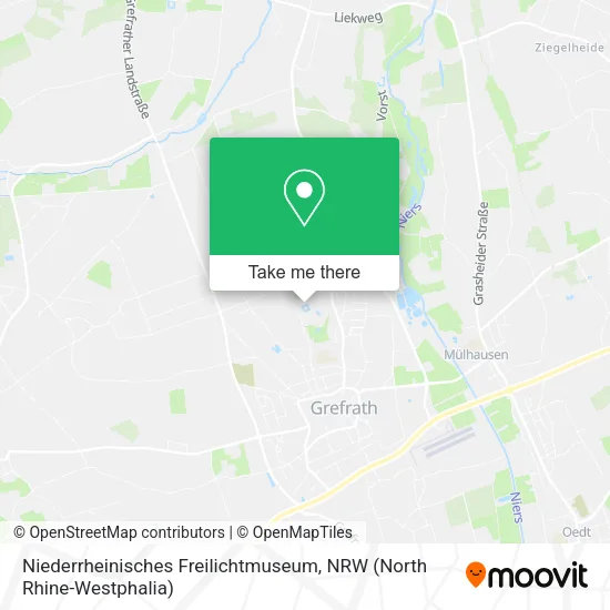 Карта Niederrheinisches Freilichtmuseum