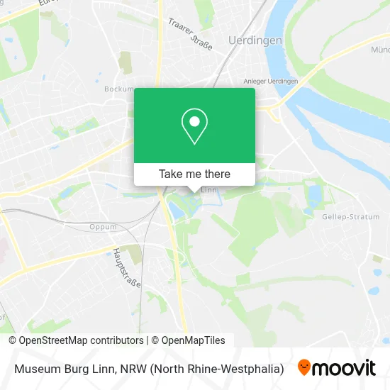 Museum Burg Linn map