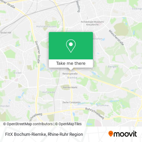 Карта FitX Bochum-Riemke