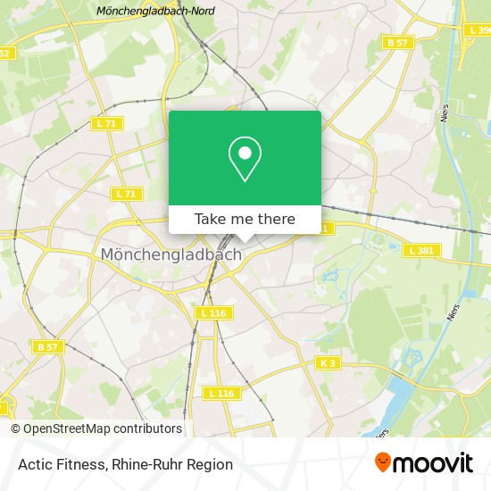 Actic Fitness map