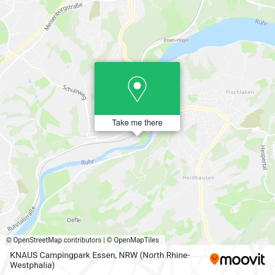 Карта KNAUS Campingpark Essen