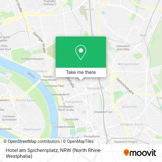 Карта Hotel am Spichernplatz