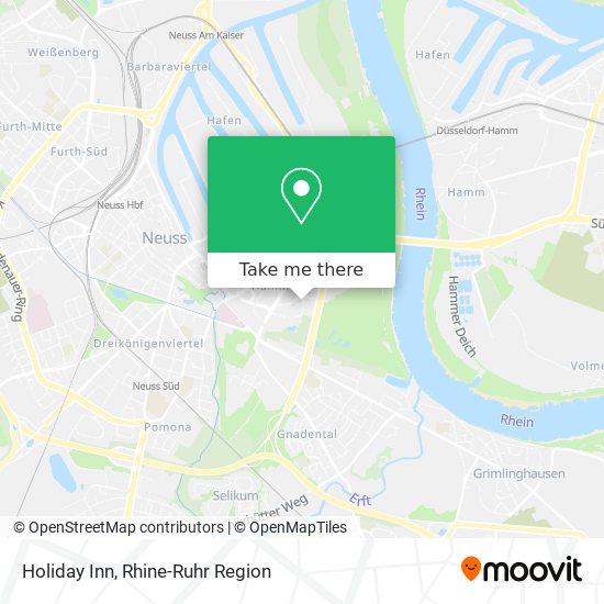 Holiday Inn map