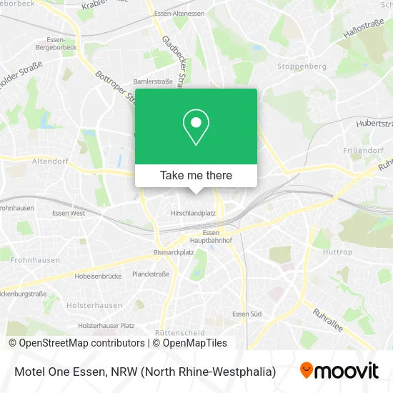 Motel One Essen map