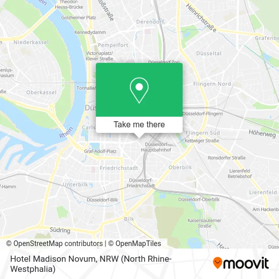 Карта Hotel Madison Novum