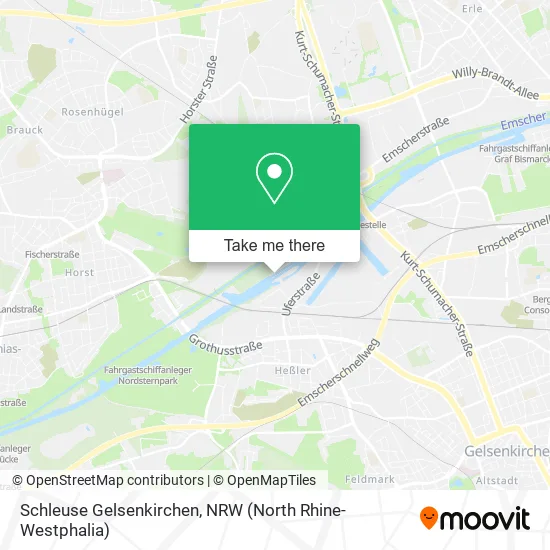 Schleuse Gelsenkirchen map