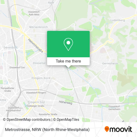 Карта Metrostrasse