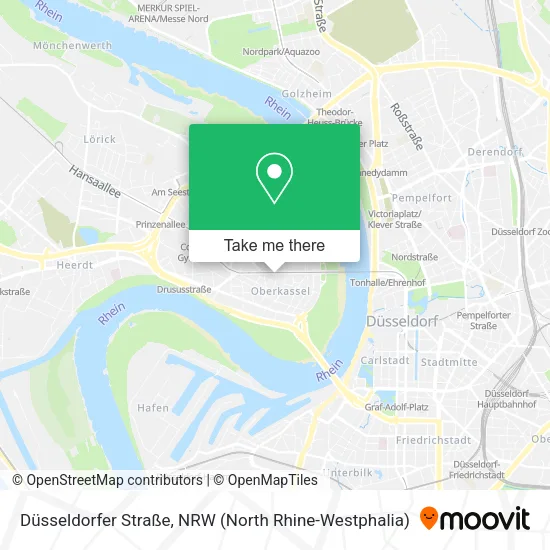 Карта Düsseldorfer Straße