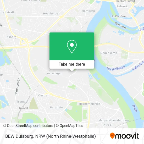 Карта BEW Duisburg