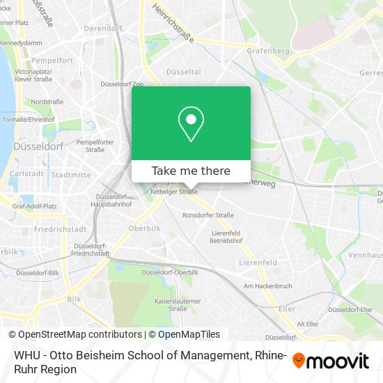 WHU - Otto Beisheim School of Management map