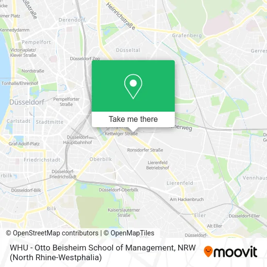 Карта WHU - Otto Beisheim School of Management
