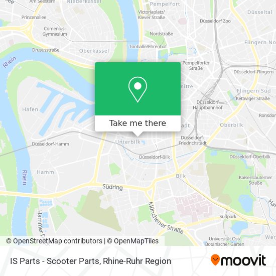 IS Parts - Scooter Parts map