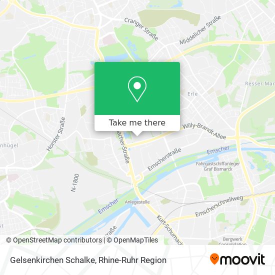 Gelsenkirchen Schalke map
