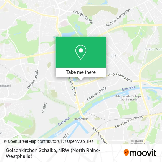 Gelsenkirchen Schalke map