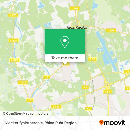 Klöcker fysiotherapie map