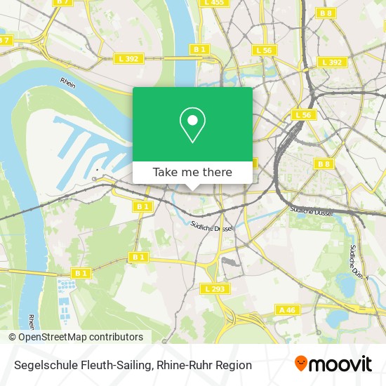 Segelschule Fleuth-Sailing map