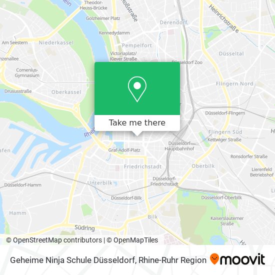 Geheime Ninja Schule Düsseldorf map