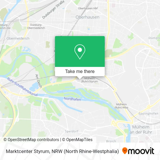Карта Marktcenter Styrum