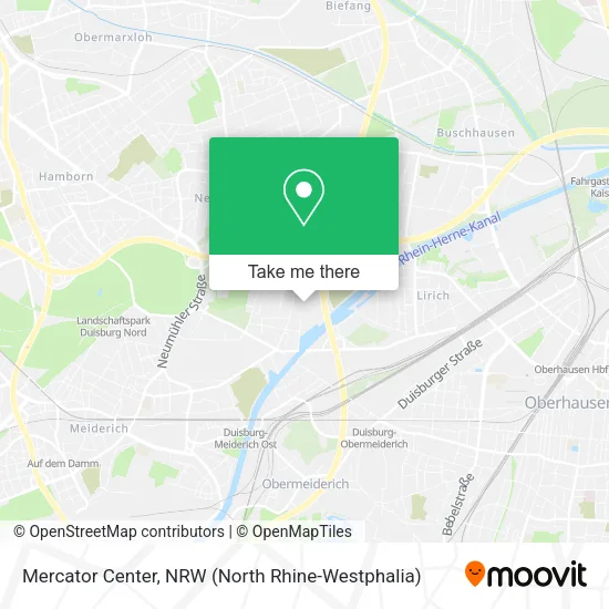 Карта Mercator Center