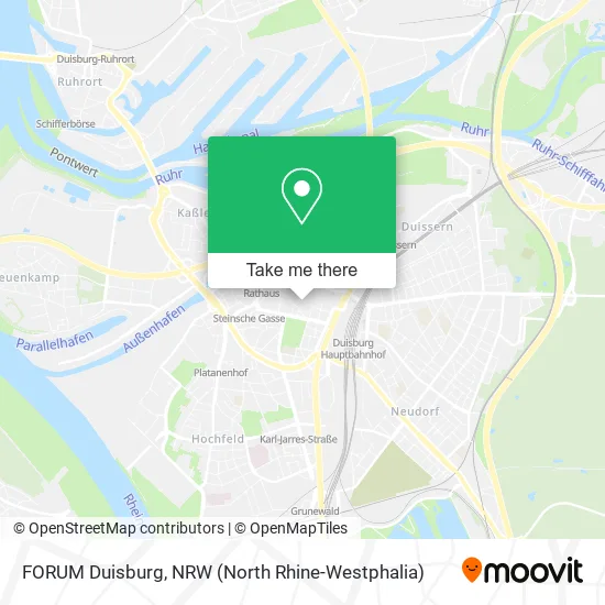 Карта FORUM Duisburg