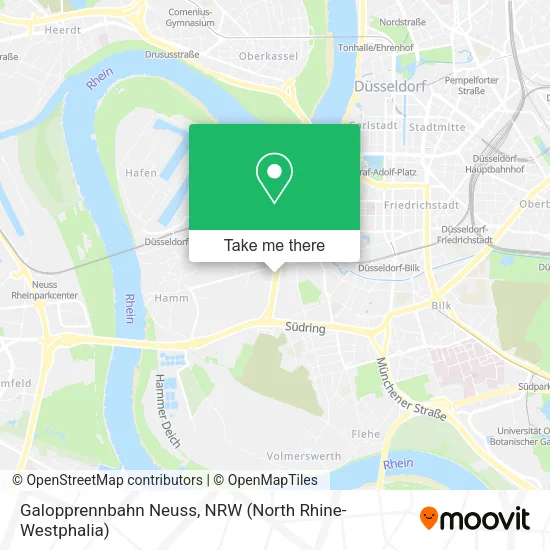 Карта Galopprennbahn Neuss