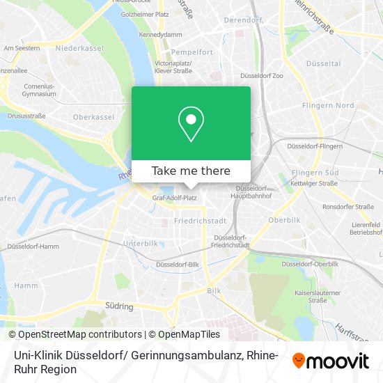 Uni-Klinik Düsseldorf/ Gerinnungsambulanz map