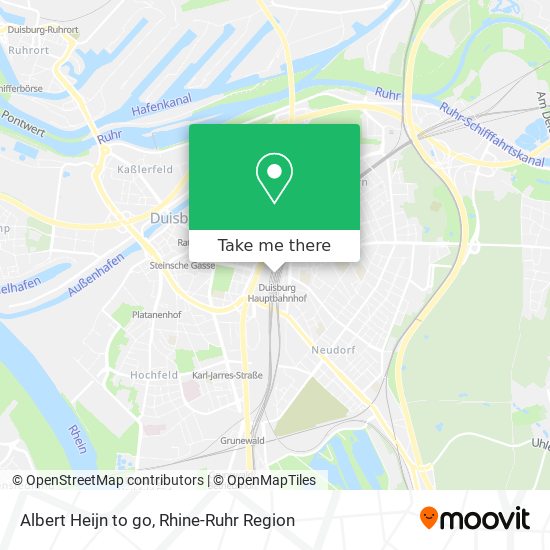 Albert Heijn to go map