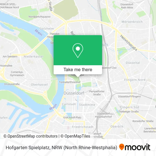 Hofgarten Spielplatz map