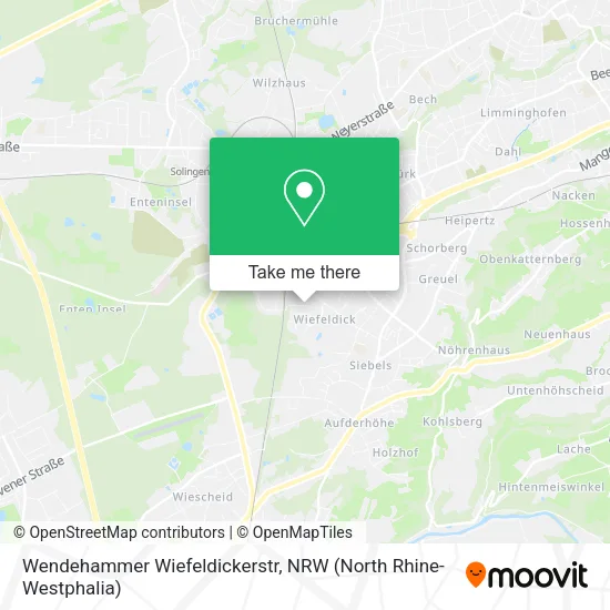 Карта Wendehammer Wiefeldickerstr