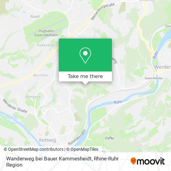 Карта Wanderweg bei Bauer Kammesheidt