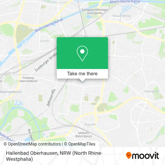 Hallenbad Oberhausen map