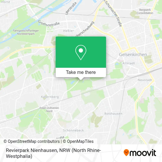 Revierpark Nienhausen map