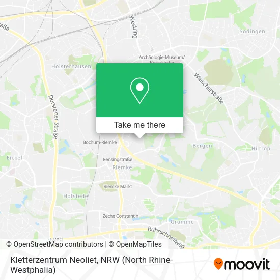 Карта Kletterzentrum Neoliet