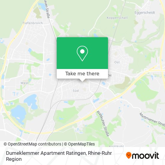 Dumeklemmer Apartment Ratingen map