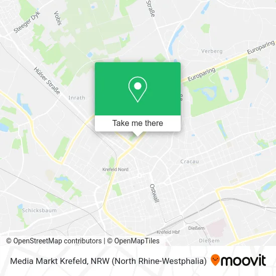 Карта Media Markt Krefeld