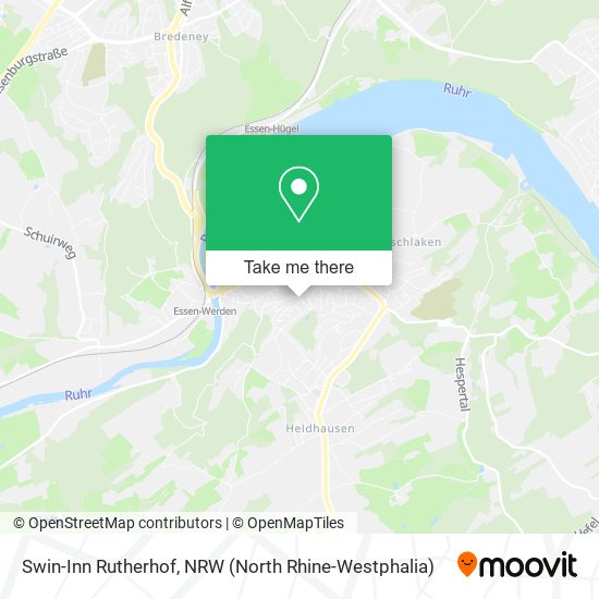 Swin-Inn Rutherhof map