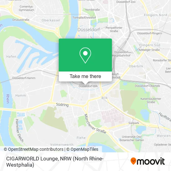 CIGARWORLD Lounge map