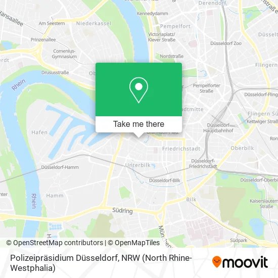 Карта Polizeipräsidium Düsseldorf
