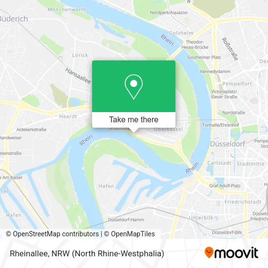 Rheinallee map