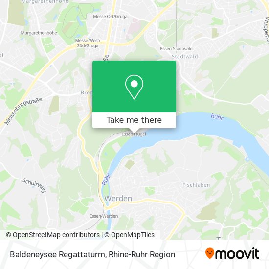 Baldeneysee Regattaturm map
