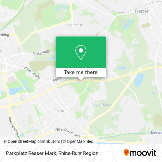 Parkplatz Resser Mark map