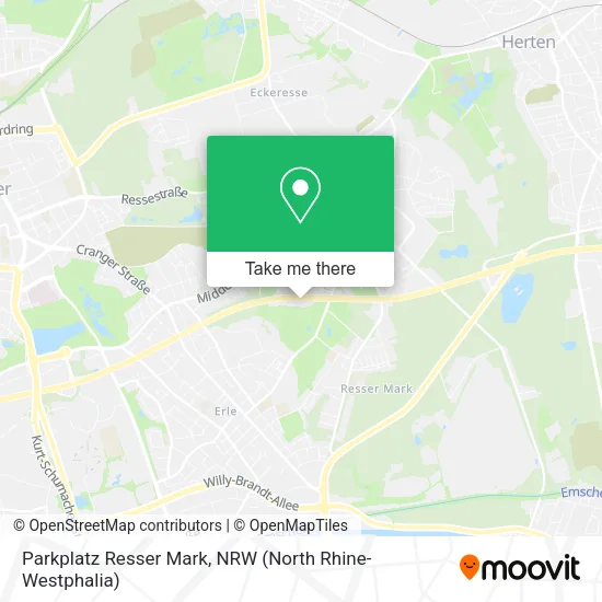 Карта Parkplatz Resser Mark