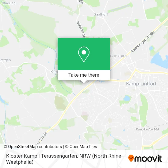 Kloster Kamp | Terassengarten map