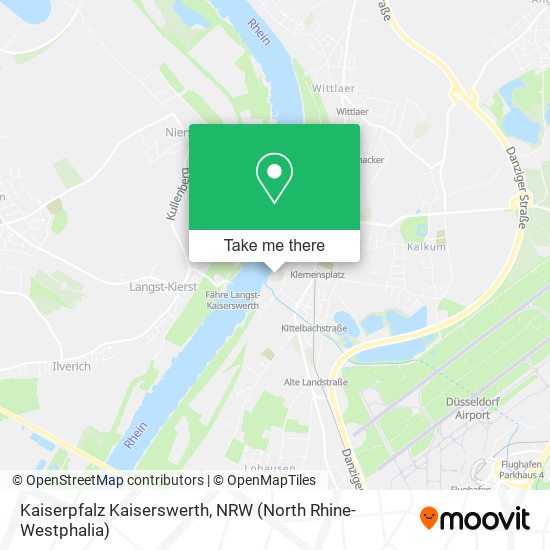 Kaiserpfalz Kaiserswerth map